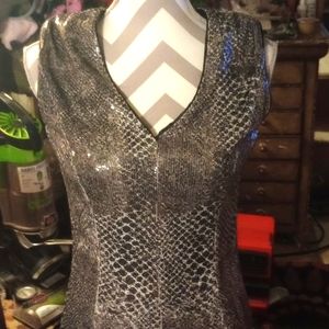 Beautiful Sequin snake skin print dress very sexy love love love this dress..